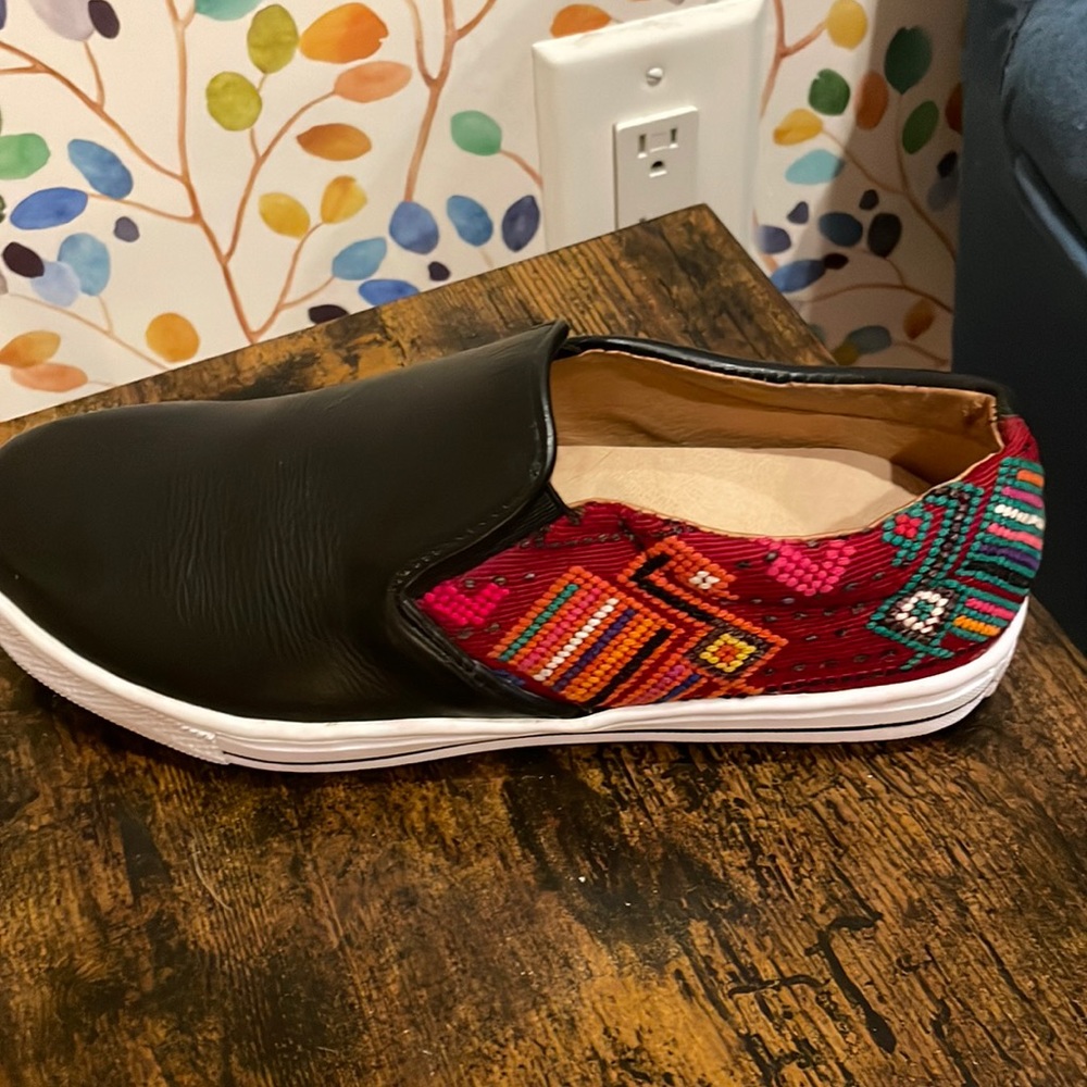 Hand-made artisan slip-on shoes